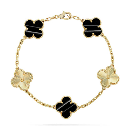 [Bling Jewelrys] KOLLEKTION: CLOVER 5 MOTIV ARMBAND MIT PULSAR- STEIN