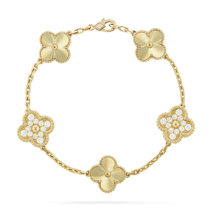 [Bling Jewelrys] KOLLEKTION: CLOVER 5 MOTIV LASER-ARMBAND