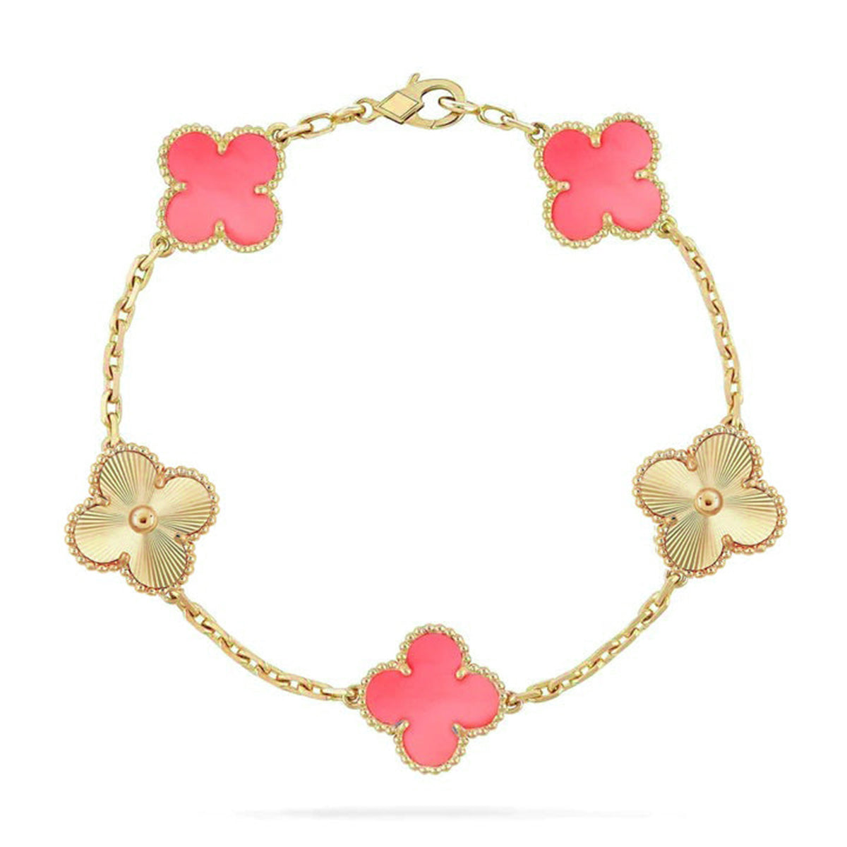 {
  "Bling Jewelrys": "ブリングジュエリー",
  "CLOVER 5 MOTIFS": "クローバー 5モチーフ",
  "PINK MOP BRACELET COLLECTION": "ピンクMOPブレスレットコレクション"
}