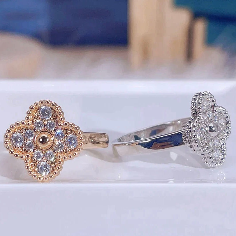 [Bling Jewelrys ]CLOVER DIAMOND RING