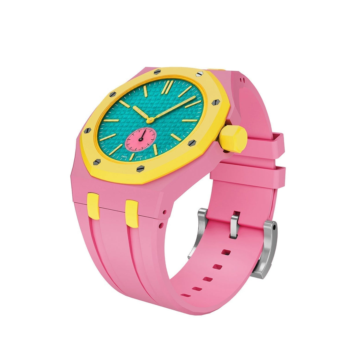 {
  "Bling Jewelrys": "【Bling Jewelrys】ロイヤルオーク POP 限定 バイオセラミックケース＆シリコンストラップ"
}