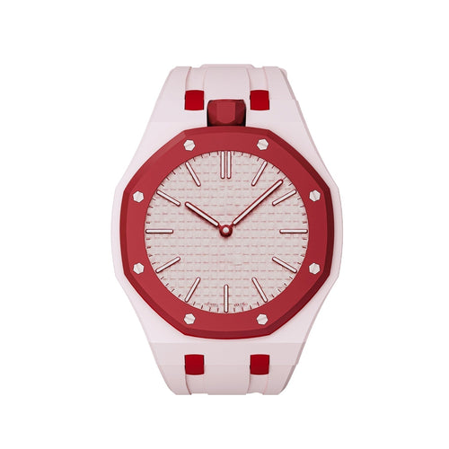 {"[Bling Jewelrys]OAK POP EXCLUSIVE PINK AND RED SILICONE STRAP": "[Bling Jewelrys] OAK POP EXKLUSIVES PINKES UND ROTES SILIKONARMBAND"}