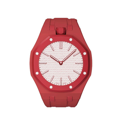 {"[Bling Jewelrys]OAK POP EXCLUSIVE RED SILICONE STRAP": "[Bling Jewelrys] EXKLUSIVES ROTES SILIKONARMBAND FÜR OAK POP"}