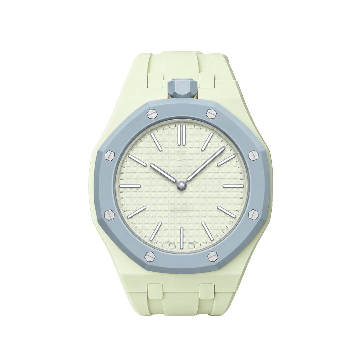 [Bling Jewelrys]OAK POP EXKLUSIVES CREMEGELBES SILIKONARMBAND
