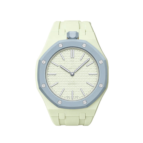 [Bling Jewelrys]OAK POP EXKLUSIVES CREMEGELBES SILIKONARMBAND