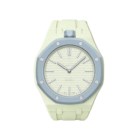 [Bling Jewelrys]OAK POP EXKLUSIVES CREMEGELBES SILIKONARMBAND