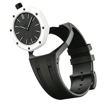 [Bling Jewelrys] OAK POP EXKLUSIVES SCHWARZES SILIKONARMBAND