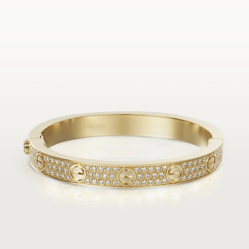 [Bling Jewelrys ]LIEBESARMBAND 6,1 MM MIT DIAMANT-PAVÉ
