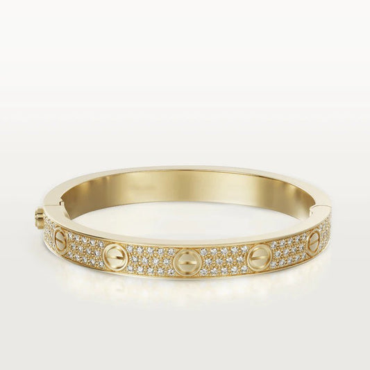 [Bling Jewelrys ]LIEBESARMBAND 6,1 MM MIT DIAMANT-PAVÉ