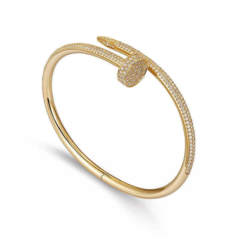 [Bling Jewelrys ]JUSTE ARMBAND 3,5 MM KOMPLETT MIT DIAMANTEN