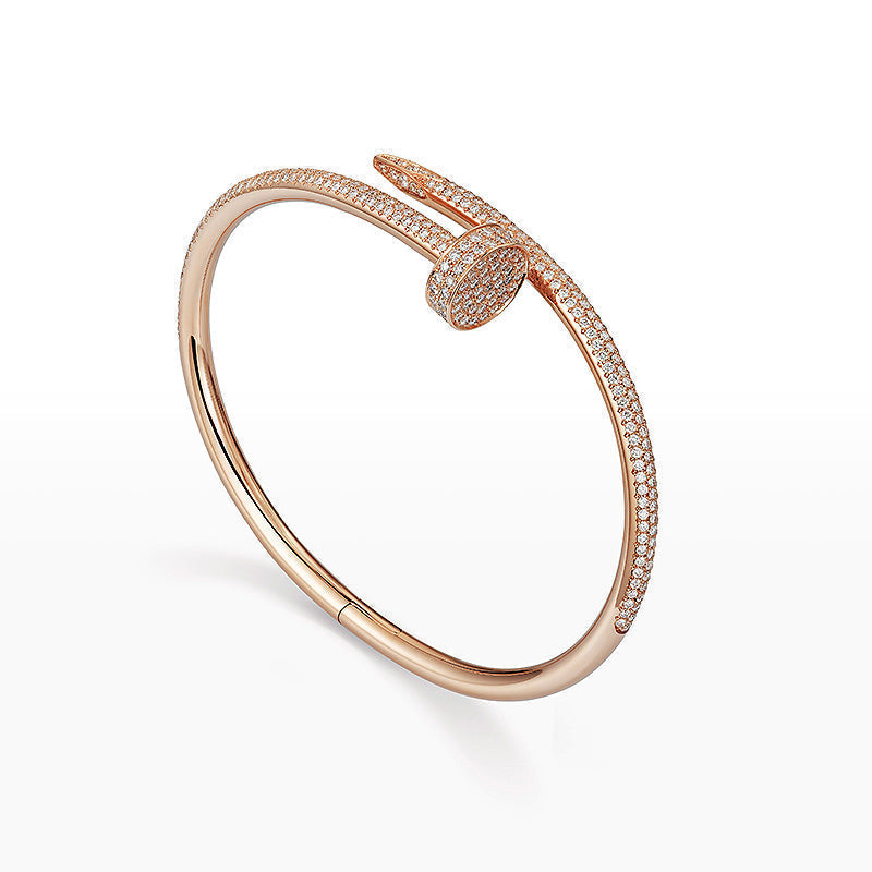 [Bling Jewelrys ]JUSTE ARMBAND 3,5 MM KOMPLETT MIT DIAMANTEN