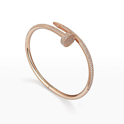 [Bling Jewelrys ]JUSTE ARMBAND 3,5 MM KOMPLETT MIT DIAMANTEN