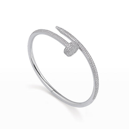 [Bling Jewelrys ]JUSTE ARMBAND 3,5 MM KOMPLETT MIT DIAMANTEN