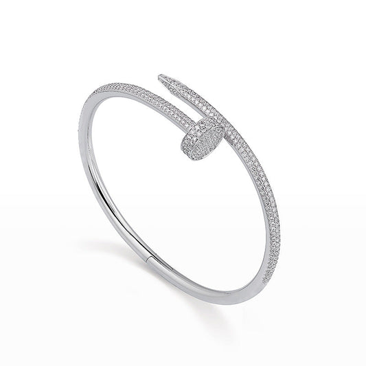 [Bling Jewelrys ]JUSTE ARMBAND 3,5 MM KOMPLETT MIT DIAMANTEN
