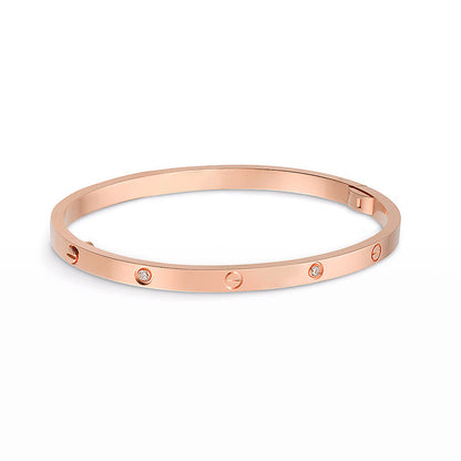 [Bling Jewelrys] LIEBESARMBAND 3,65 MM 6 DIAMANTEN