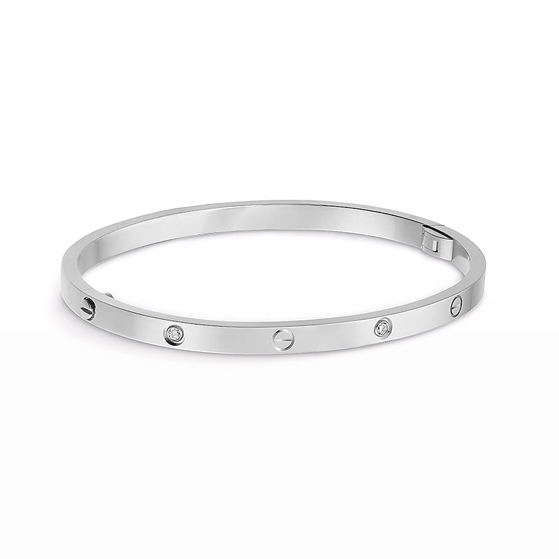 [Bling Jewelrys] LIEBESARMBAND 3,65 MM 6 DIAMANTEN