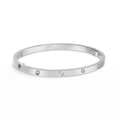 [Bling Jewelrys] LIEBESARMBAND 3,65 MM 6 DIAMANTEN