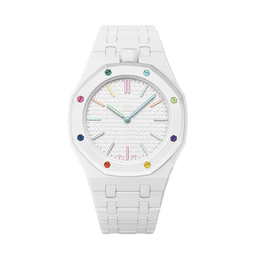 [Bling Jewelrys]OAK POP EXKLUSIVES WEISSES BIOCERAMIC-ARMBAND