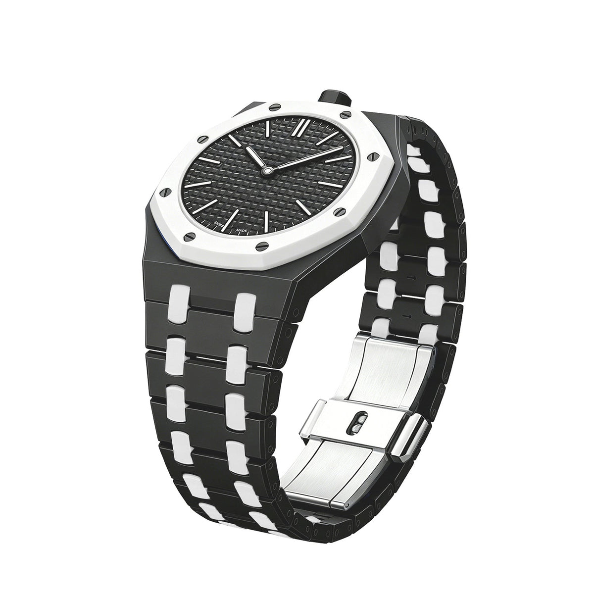 [Bling Jewelrys]ROYAL OAK POP EXCLUSIVE BIOCERAMIC CASE & BIOCERAMIC STRAP