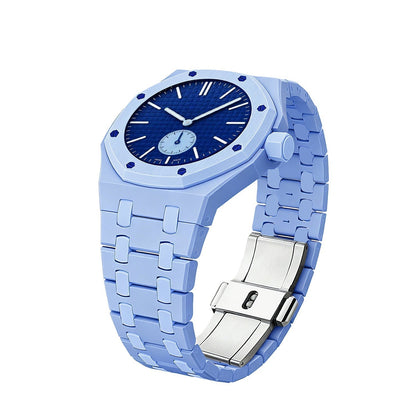 [Bling Jewelrys]OAK POP EXKLUSIVES HELLBLAUES BIOKERAMIK-ARMBAND