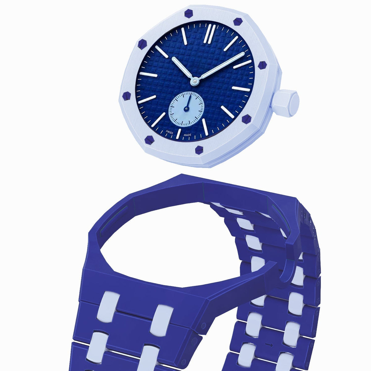 {"[Bling Jewelrys]OAK POP EXCLUSIVE DARK BLUE AND LIGHT BLUE BIOCERAMIC STRAP": "【Bling Jewelrys】OAK POP限定 ダークブルー＆ライトブルー バイオセラミックストラップ"}