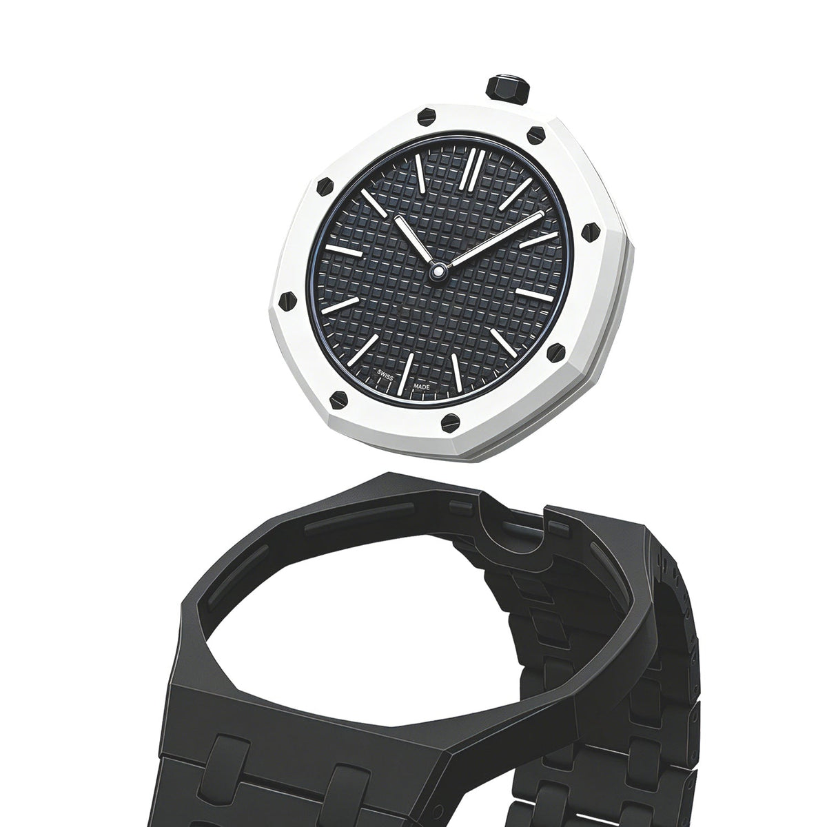 [Bling Jewelrys]OAK POP EXCLUSIVE BLACK BIOCERAMIC STRAP