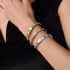 [Bling Jewelrys]CLASSIC 6.1MM LOVE BRACELET 10-DIAMOND FULL PAVÉ