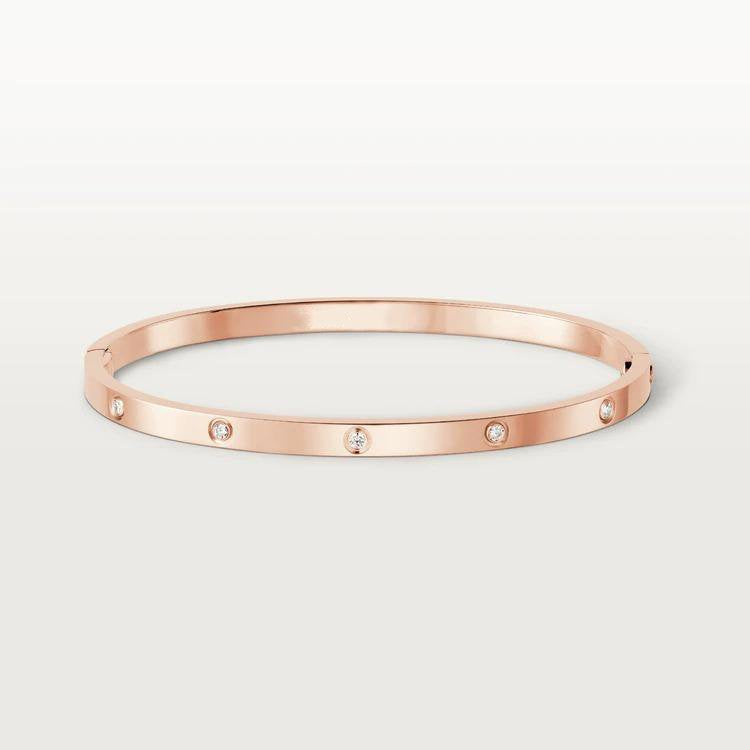 [Bling Jewelrys ]ラブブレスレット 3.65MM 10粒ダイヤモンド