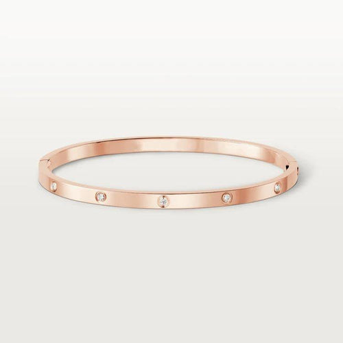 [Bling Jewelrys ]ラブブレスレット 3.65MM 10粒ダイヤモンド