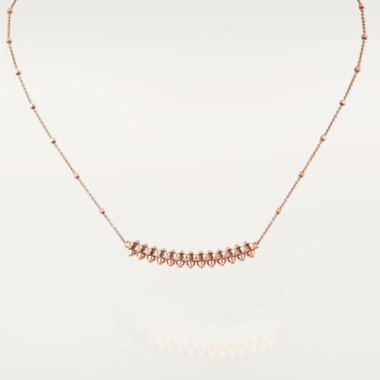 [Bling Jewelrys ]CLASH PINK GOLD NECKLACE