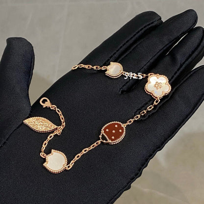[Bling Jewelrys ]LUCKY SPRING 5 MOTIF BRACELET