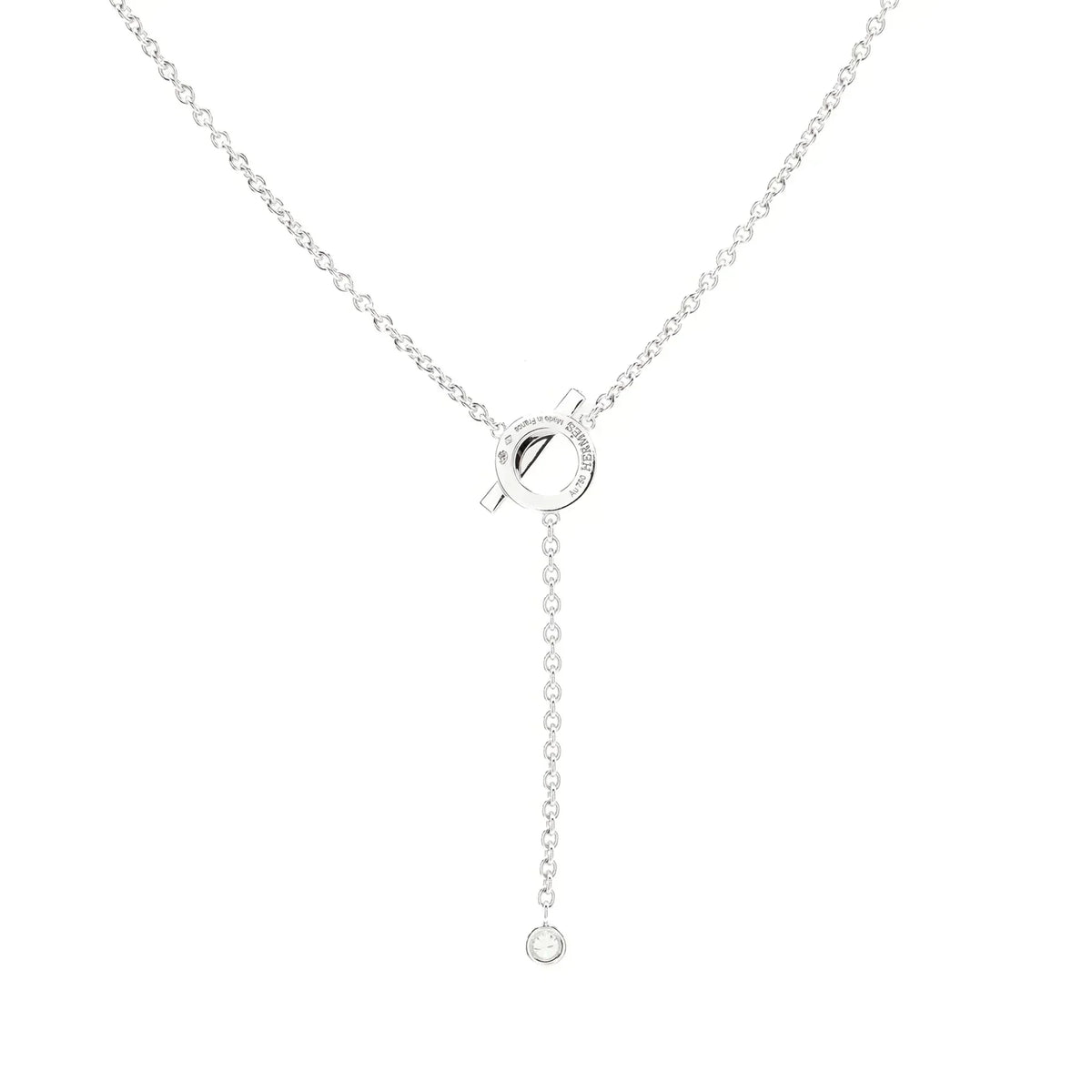 [Bling Jewelrys ]FINESSE SILVER DIAMOND NECKLACE