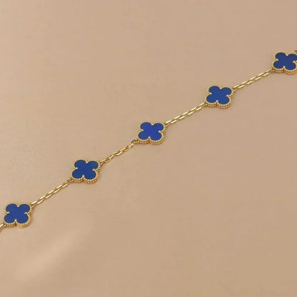 {
  "Bling Jewelrys": "ブリング・ジュエリー",
  "CLOVER 5 MOTIF BLUE AGATE BRACELET COLLECTION": "クローバー 5モチーフ ブルーアゲート ブレスレット コレクション"
}