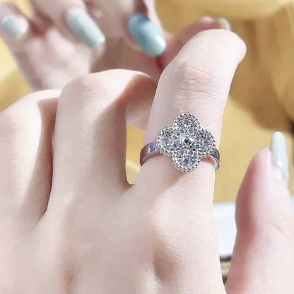 [Bling Jewelrys ]CLOVER DIAMOND RING