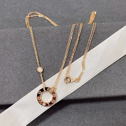 [Bling Jewelrys ]LIEBESKETTE 16MM 2 DIAMANTEN
