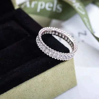 [Bling Jewelrys] パーリー ダイヤモンド シルバーリング