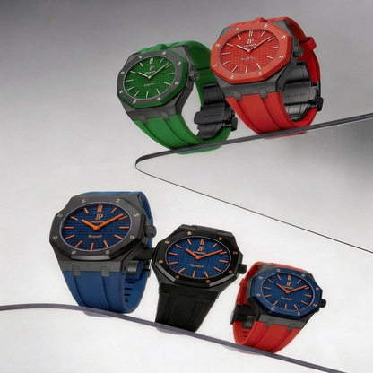 {
  "Bling Jewelrys": "ブリング・ジュエリー",
  "OAK POP BLACK STEEL CASE & SILICONE STRAP": "OAK POP ブラック・スチールケース＆シリコンストラップ"
}