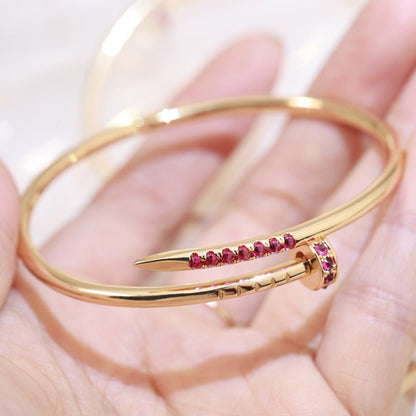 [Bling Jewelrys]JUSTE ARMBAND 2,5MM DIAMANTEN NEU
