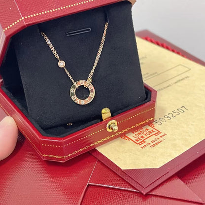 [Bling Jewelrys ]LIEBESKETTE 16MM 2 DIAMANTEN