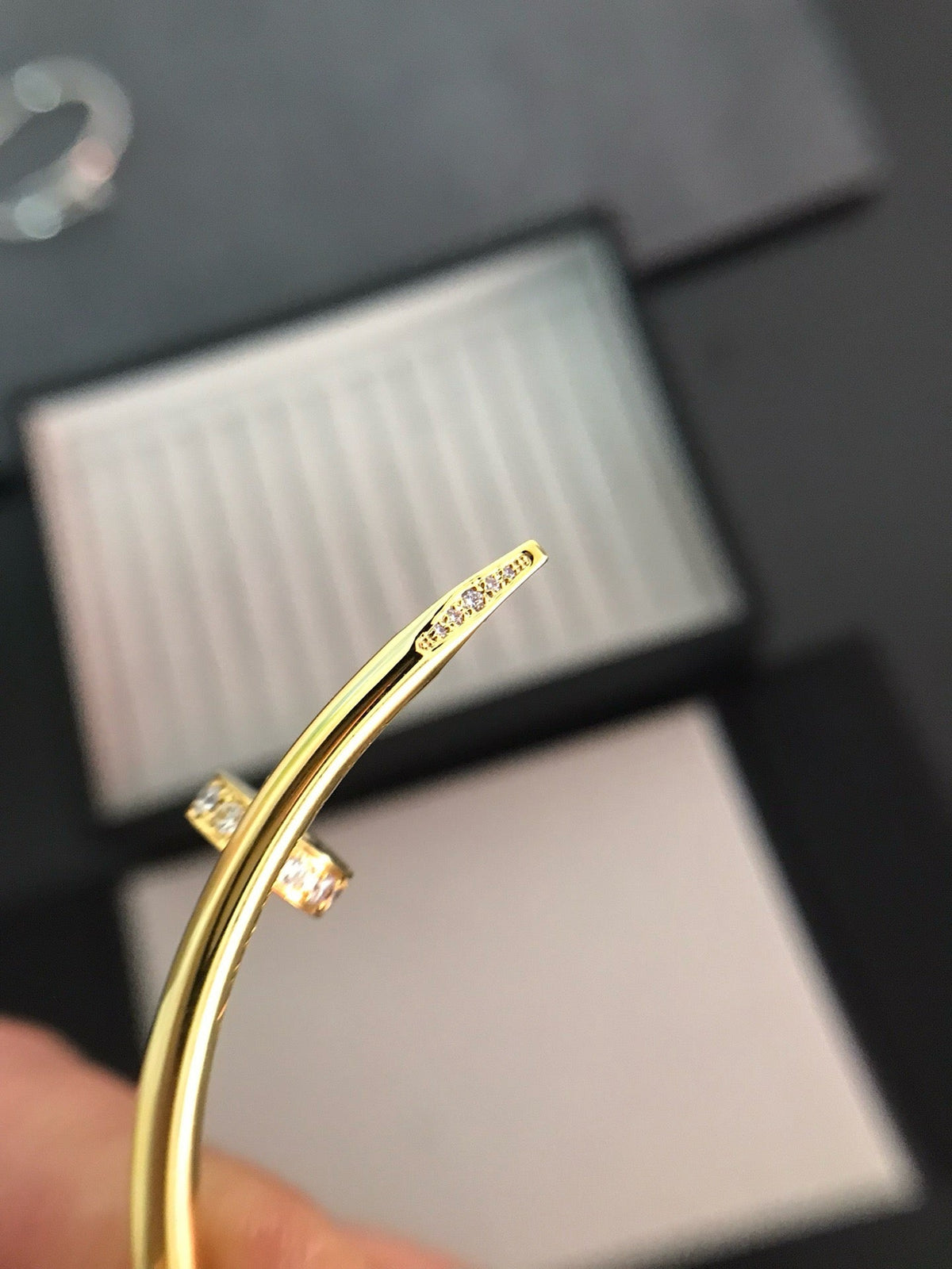 [Bling Jewelrys] JUSTE ARMBAND 3,5 MM DIAMANTEN