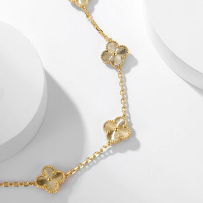 [Bling Jewelry] KLEEBATT-HALSKETTE MIT 10 LASER-MOTIVEN