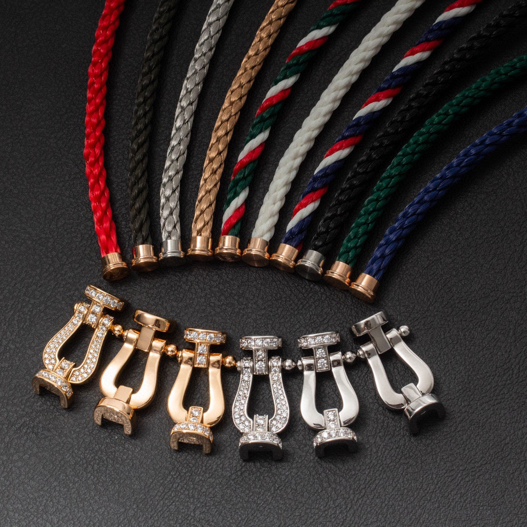 [Bling Jewelrys ]FORCE LARGE HORSESHOE NO DIAMOND BRACELET SILVER