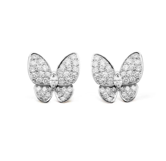 [Bling Jewelrys ]BUTTERFLY ALL DIAMOND EARRINGS