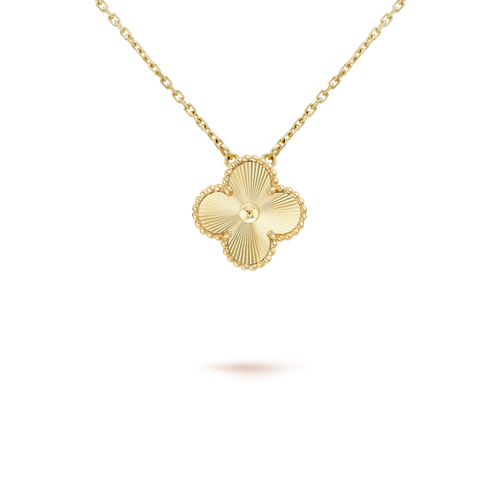 [Bling Jewelrys ]CLOVER 15MM LASER NECKLACE