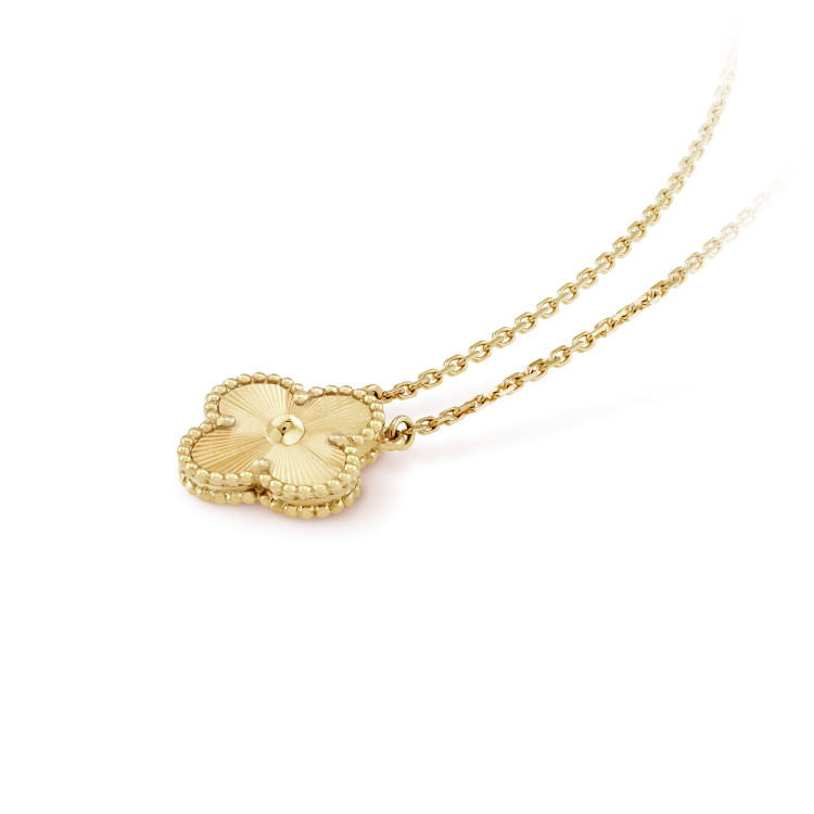 [Bling Jewelrys ]CLOVER 15MM LASER NECKLACE