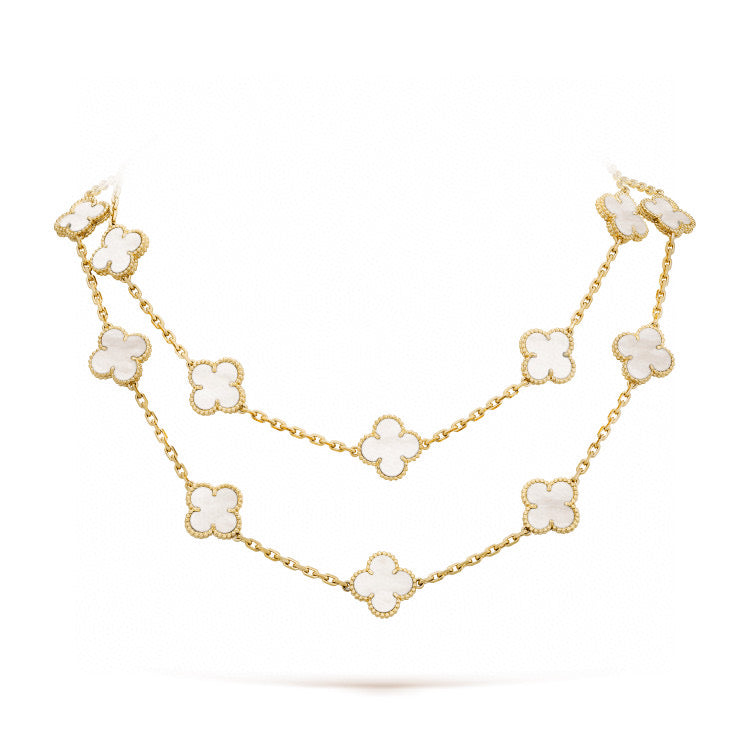 {
"Bling Jewelrys ": "ブリングジュエリー",
"CLOVER 20 MOTIFS WHITE MOP NECKLACE": "クローバー 20モチーフ ホワイトマザーオブパール ネックレス"
}