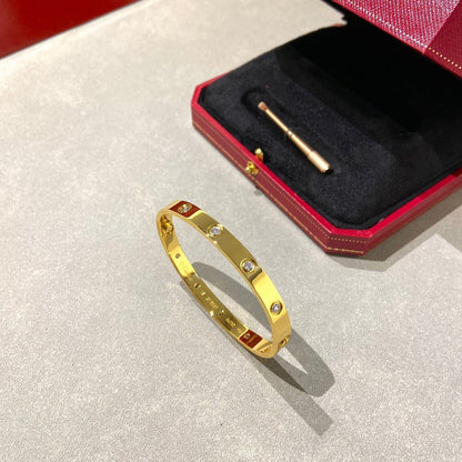 [Bling Jewelrys ]LOVE BRACELET 6.1MM 10 DIAMONDS