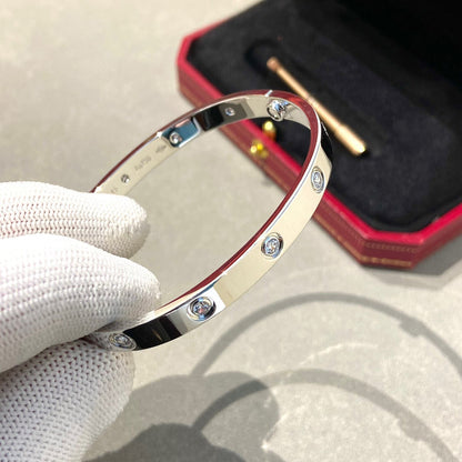 [Bling Jewelrys ]LOVE BRACELET 6.1MM 10 DIAMONDS