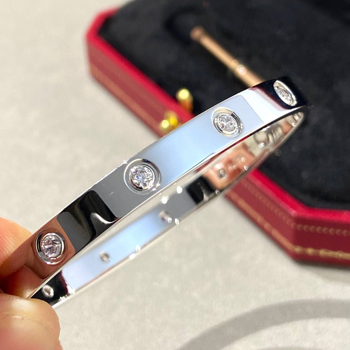 [Bling Jewelrys ]LOVE BRACELET 6.1MM 10 DIAMONDS