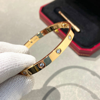 [Bling Jewelrys ]LOVE BRACELET 6.1MM 10 DIAMONDS